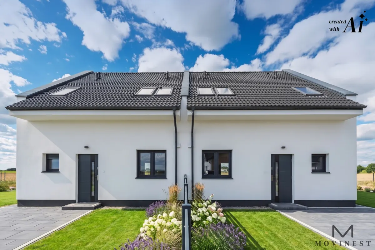Bliźniak z ogrodem | Rusiborek | 114,18 m²