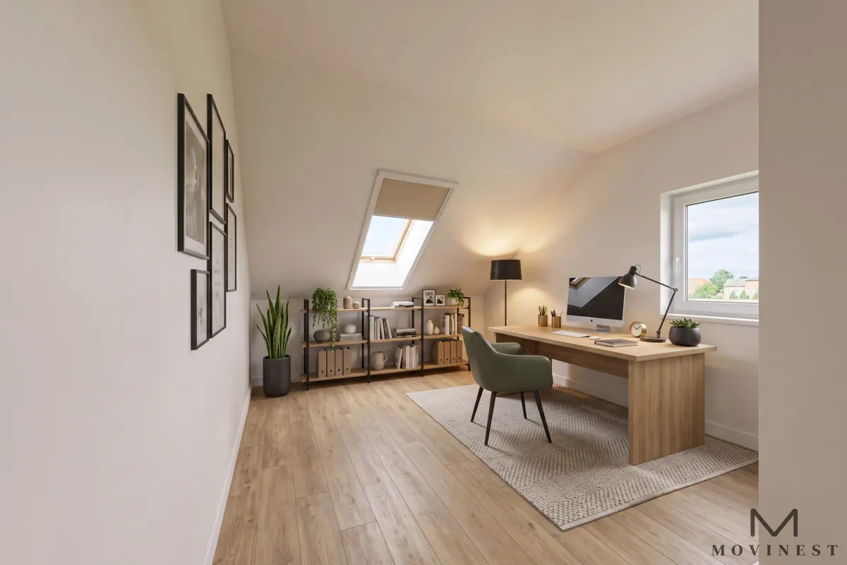 Bliźniak z ogrodem | Rusiborek | 114,18 m²
