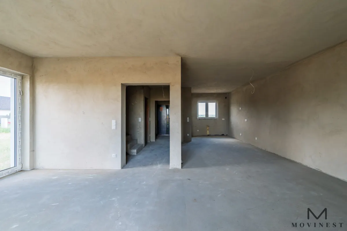 Bliźniak z ogrodem | Rusiborek | 114,18 m²